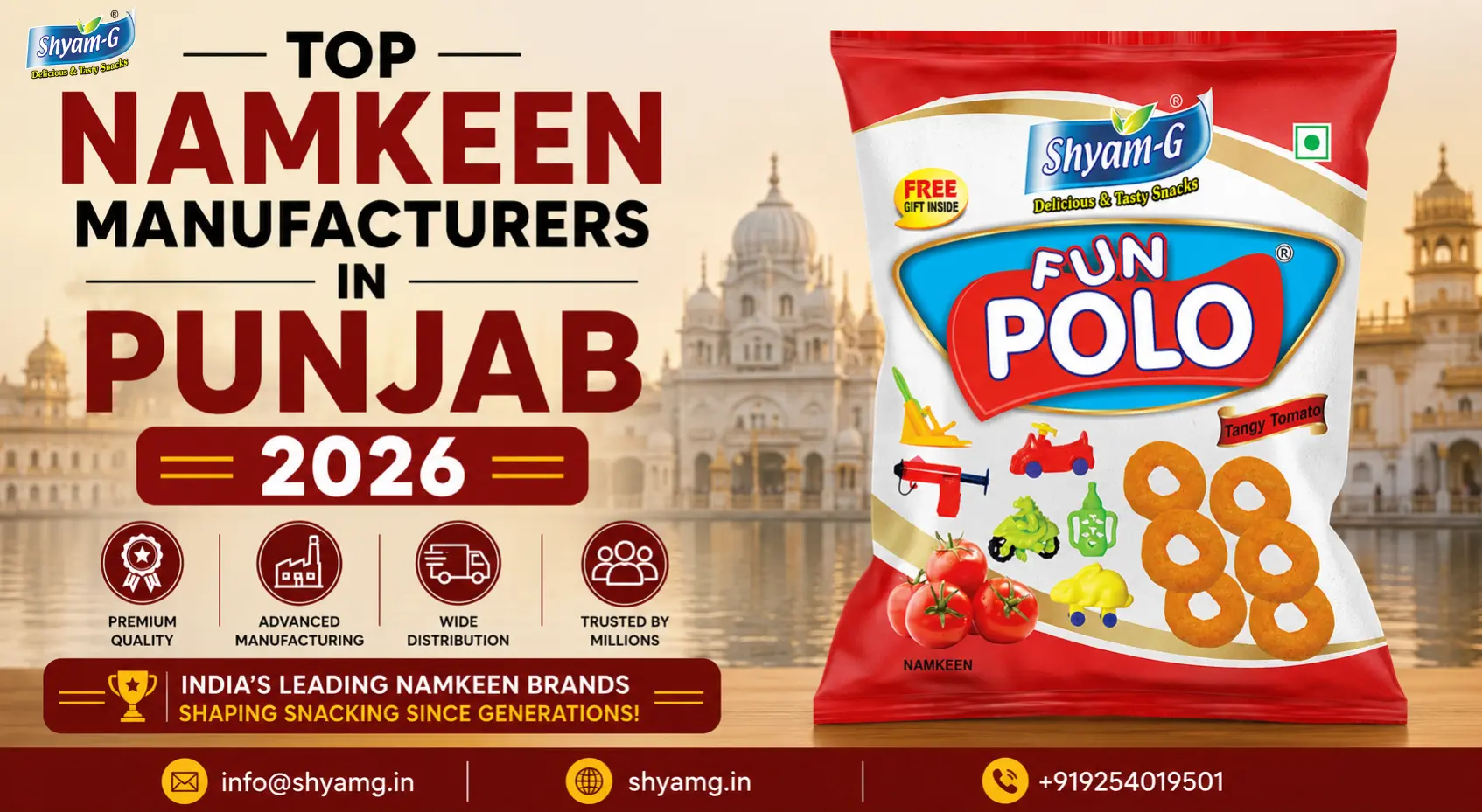 Top Namkeen Manufacturers in Punjab 2026