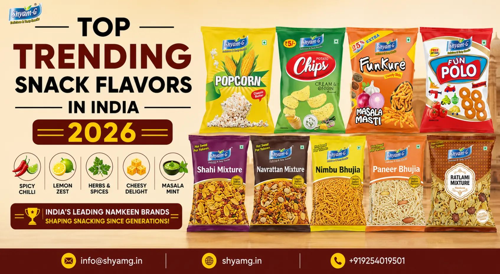Top Trending Snack Flavors in India 2026