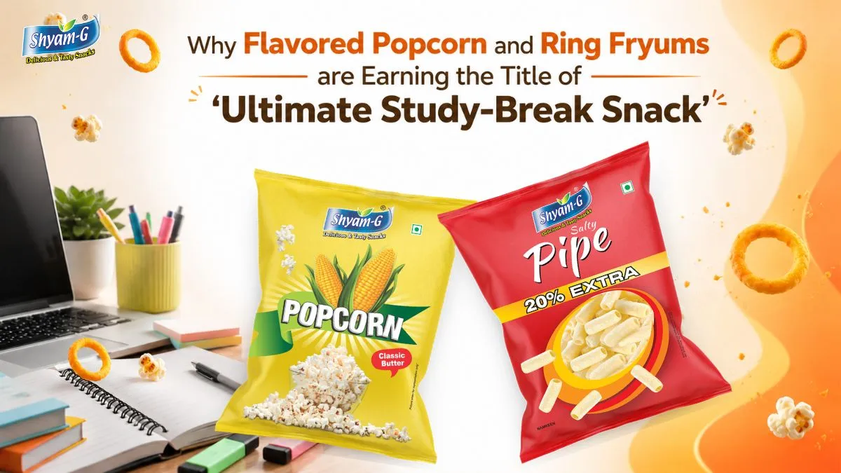 Beyond Potato Chips: Why Flavored Popcorn and Ring Fryums are Earning the Title of 'Ultimate Study-Break Snack'