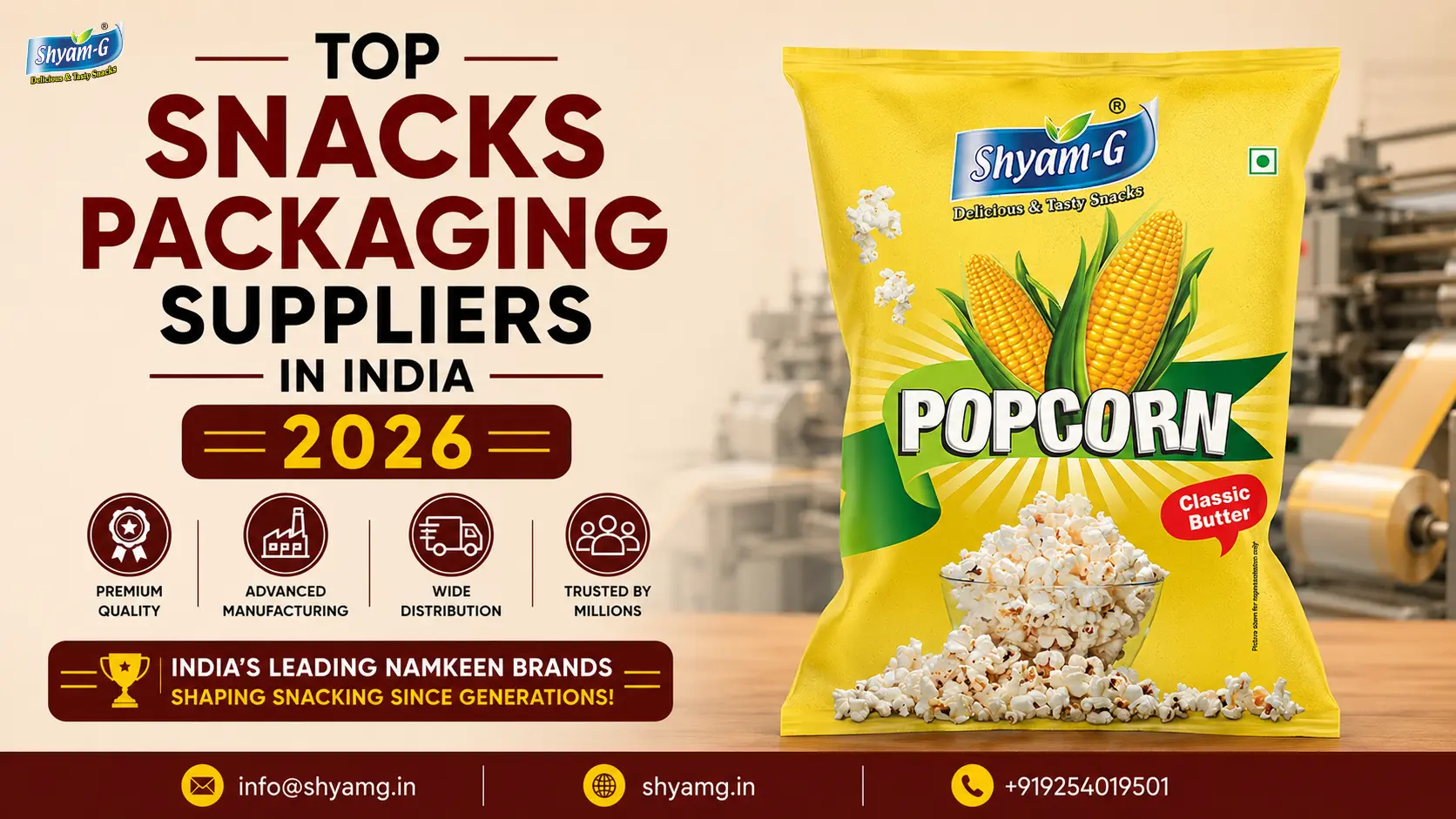 Top 10 Snacks Packaging Suppliers in India 2026