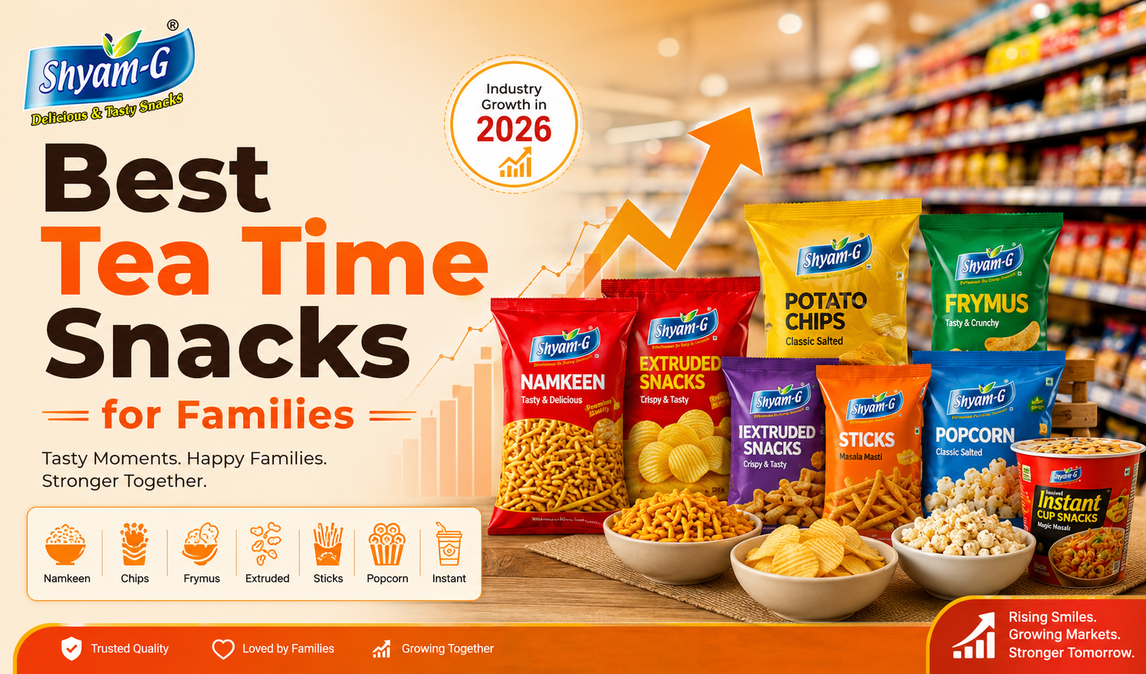 Best Tea Time Snacks for Families — Shyam-G snacks blog India