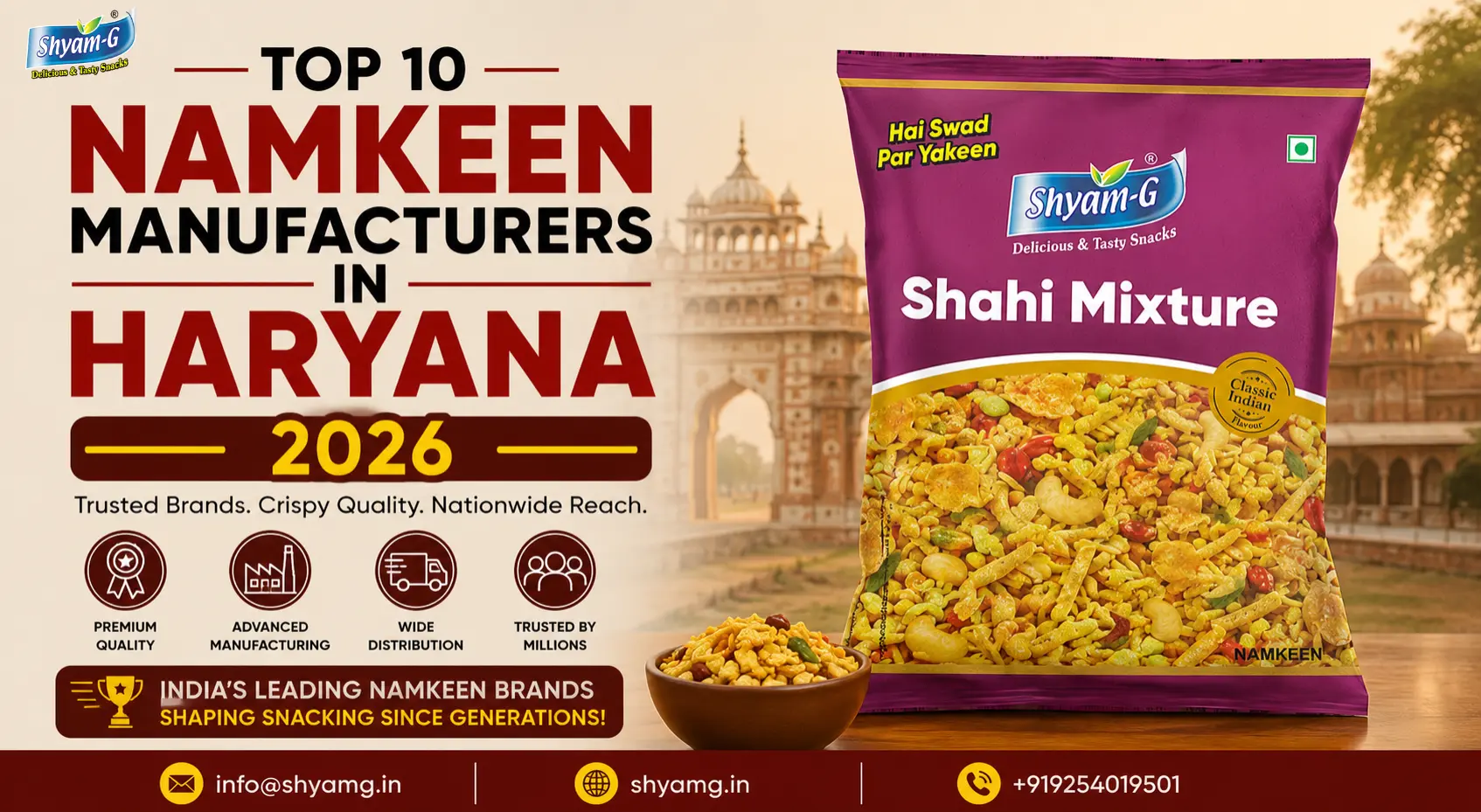 Top Namkeen Manufacturers in Haryana 2026