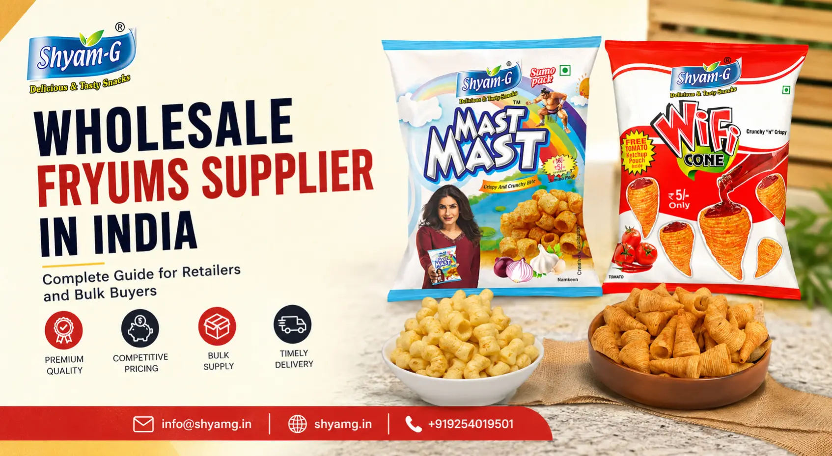 Wholesale Fryums Supplier in India Complete B2B Guide for 2026