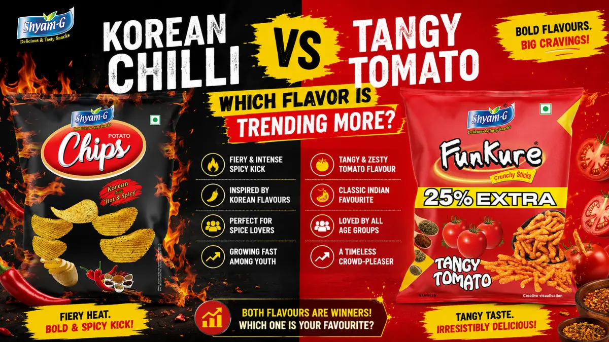 Korean Chilli vs Tangy Tomato: Which Chips Flavor Is Actually Winning in India Right Now