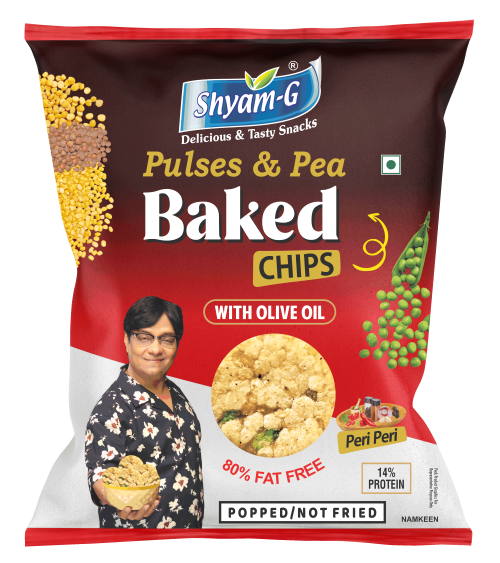 Baked Chips (Pulses & Pea) — Shyam-G packaged snacks India
